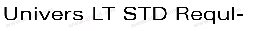 Univers LT STD Requl字体转换
